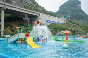 云南镇雄大古里欢乐城 1 贵州织金鑫雨水上乐园-重明游乐乐园案例-水上乐园设备厂家