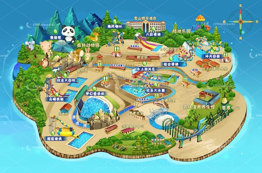 黑龙江亚布力亚雪水世界-重明游乐乐园案例-水上乐园设备厂家